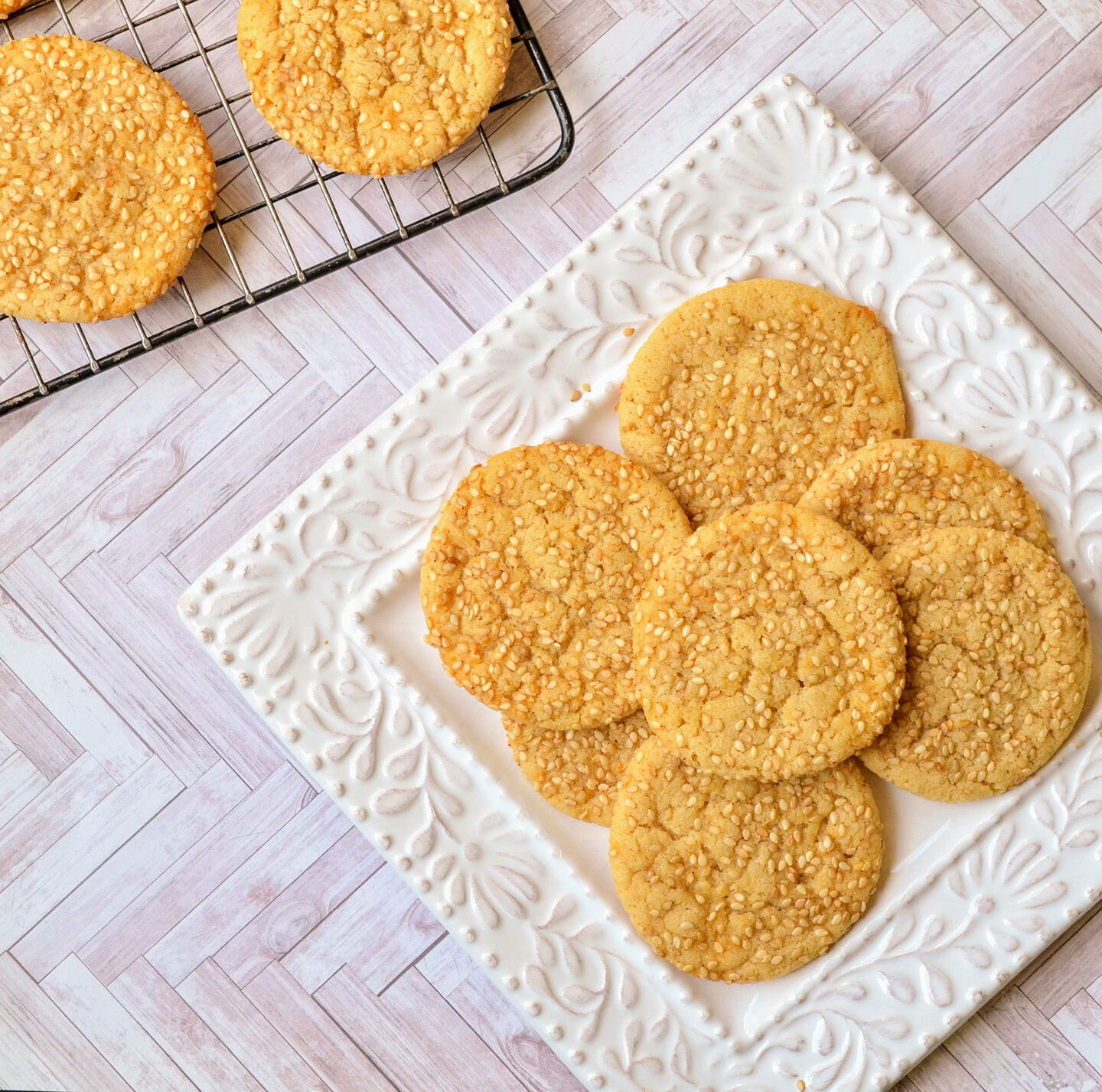 Sesame seed cookies